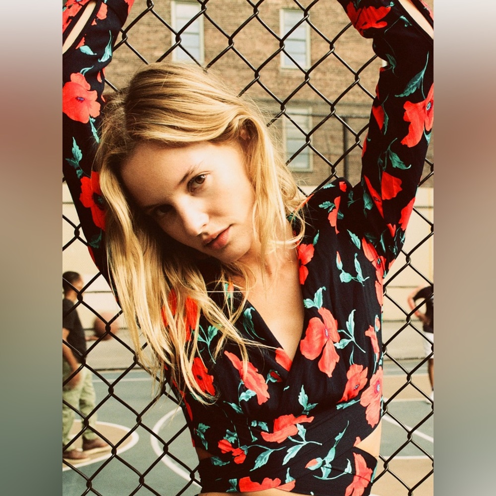 ZARA FLORAL PRINTED TOP